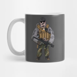 Tactical airsoft soldier Mug